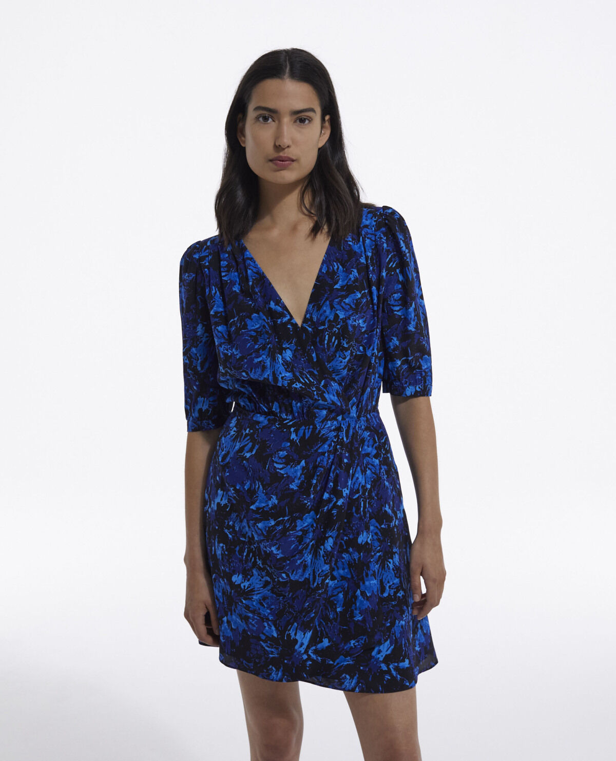 Silk crossover dress shop