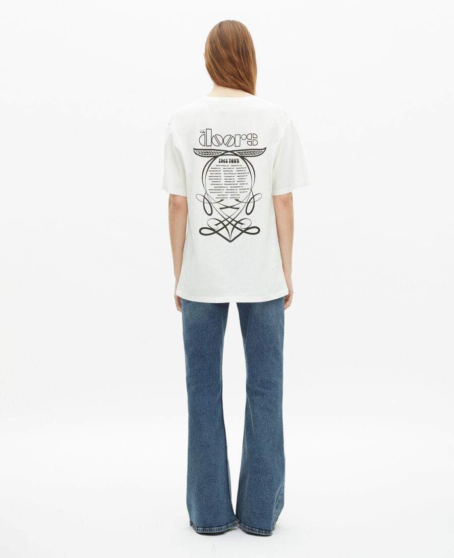 The Kooples MIXTE ECRU t-shirt mixte the doors x the kooples écru