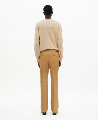 The Kooples HOMME CAMEL pantalon évasé camel