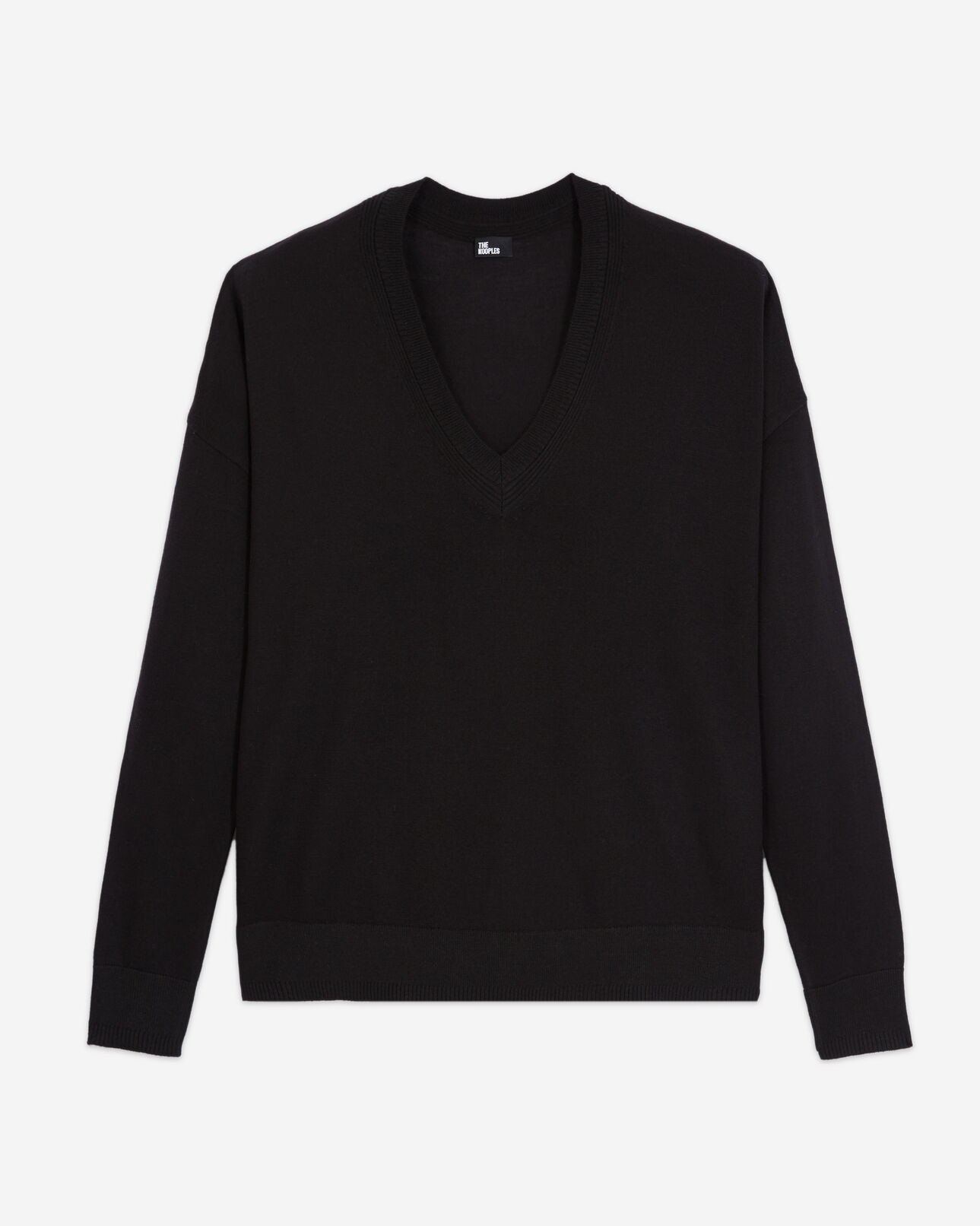 The Kooples DAMEN BLACK schwarzer wollpullover