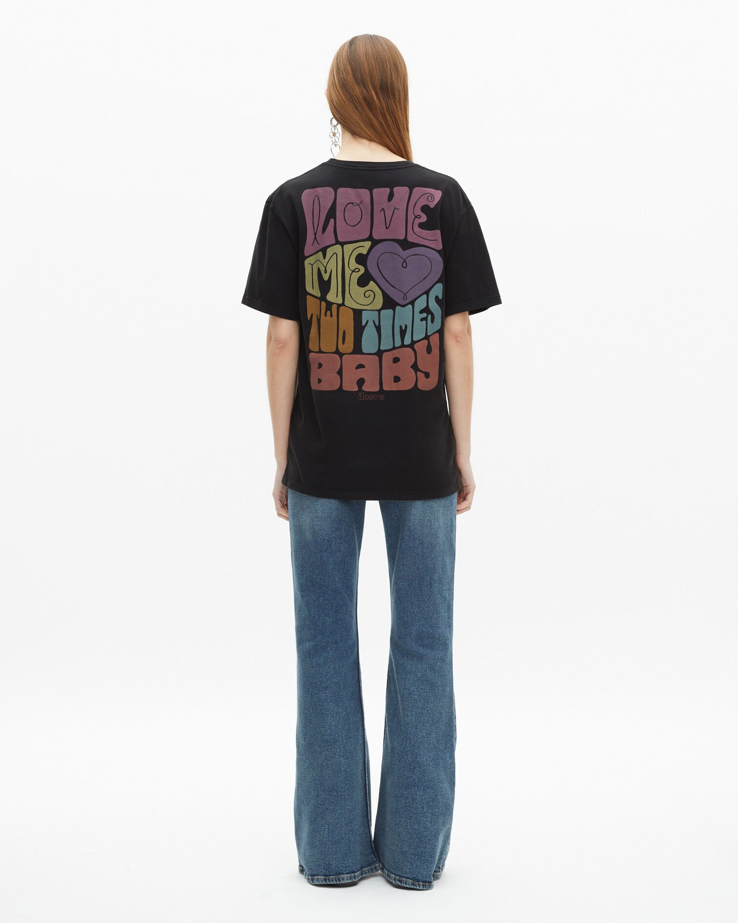 The Doors X The Kooples – Unisex-T-Shirt in verblichenem Schwarz, BLACK WASHED, hi-res image number null