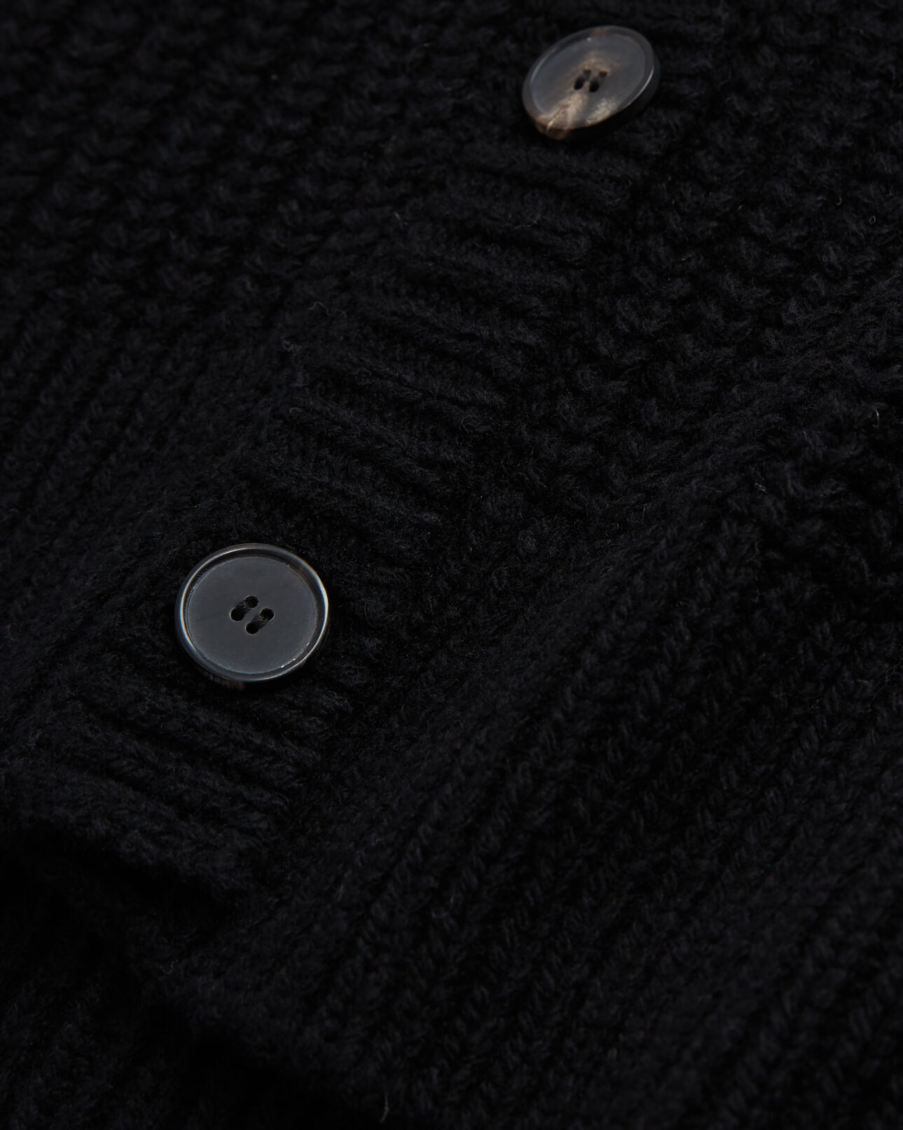 The Kooples FEMME BLACK cardigan en laine noir