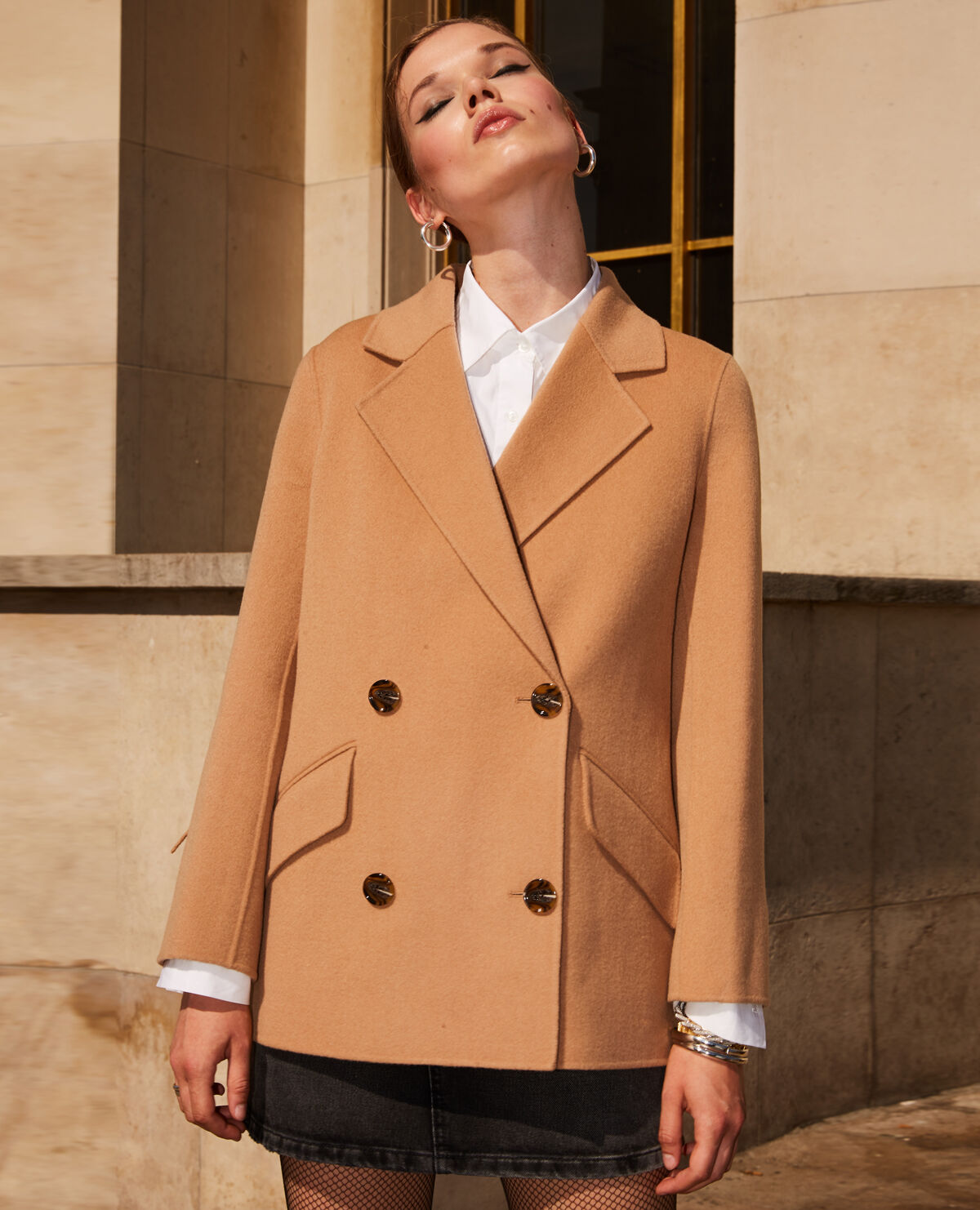 Camel wool 2025 winter coat