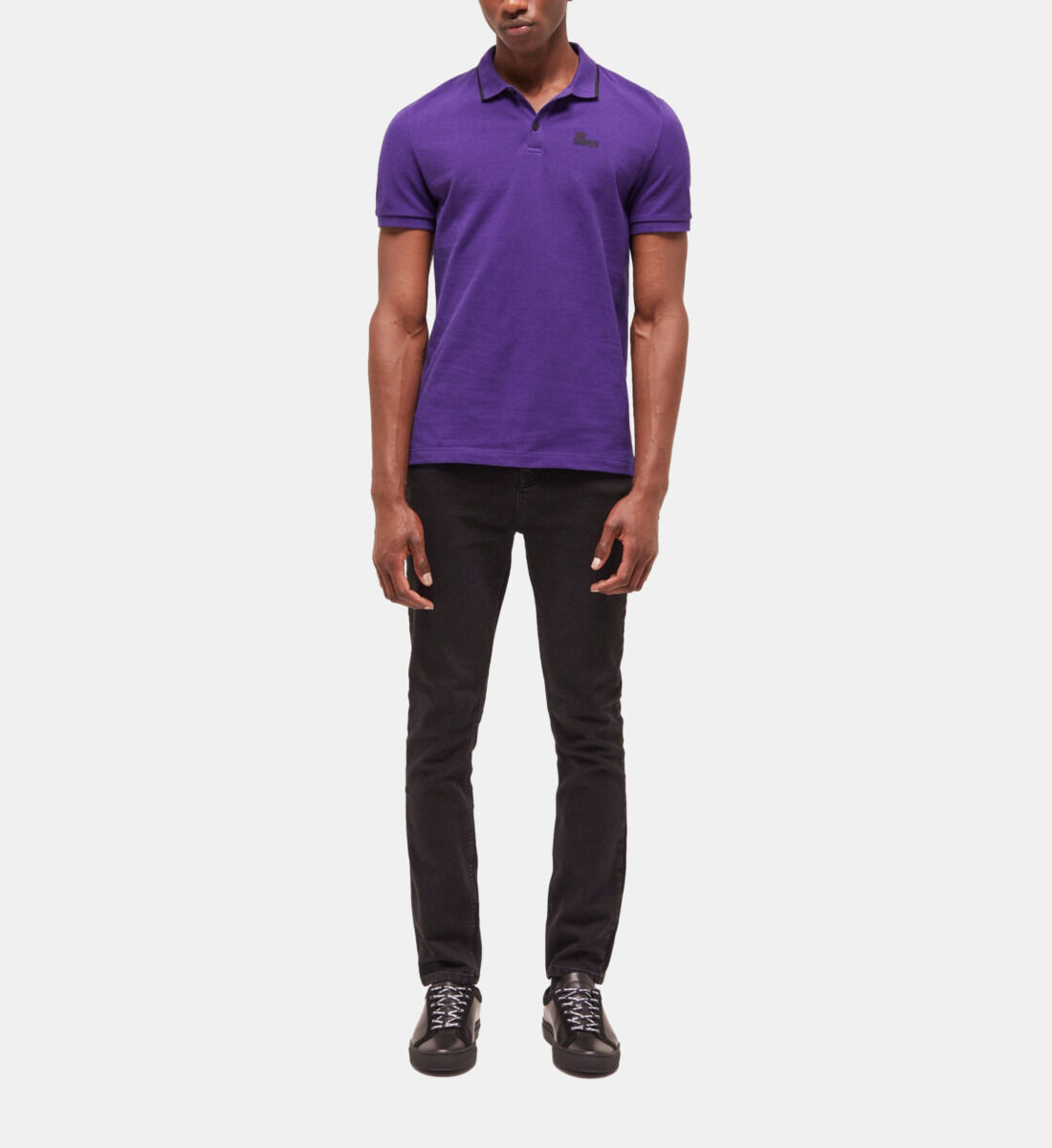 Purple logo polo shirt The Kooples
