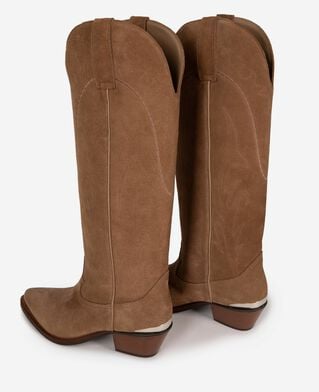 The Kooples F BROWN brown western boots