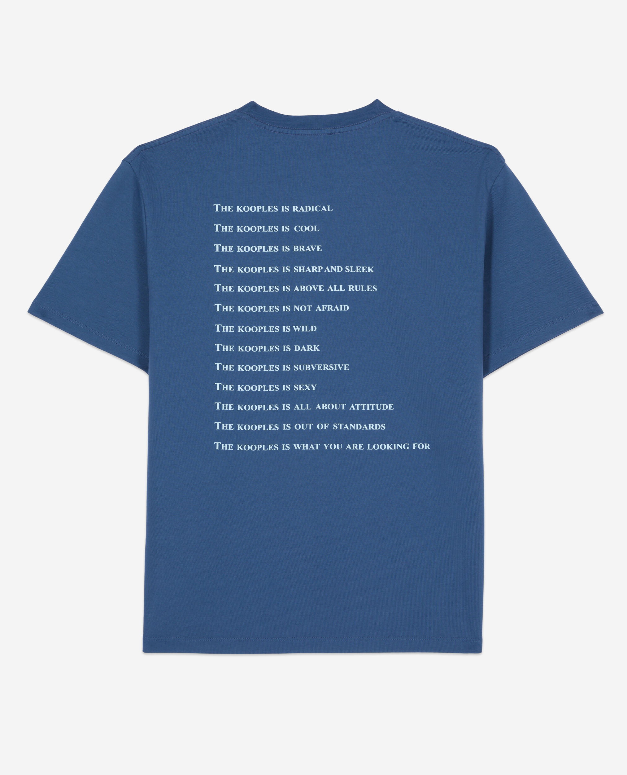 Royal blue What is t-shirt, MIDDLE NAVY, hi-res image number null