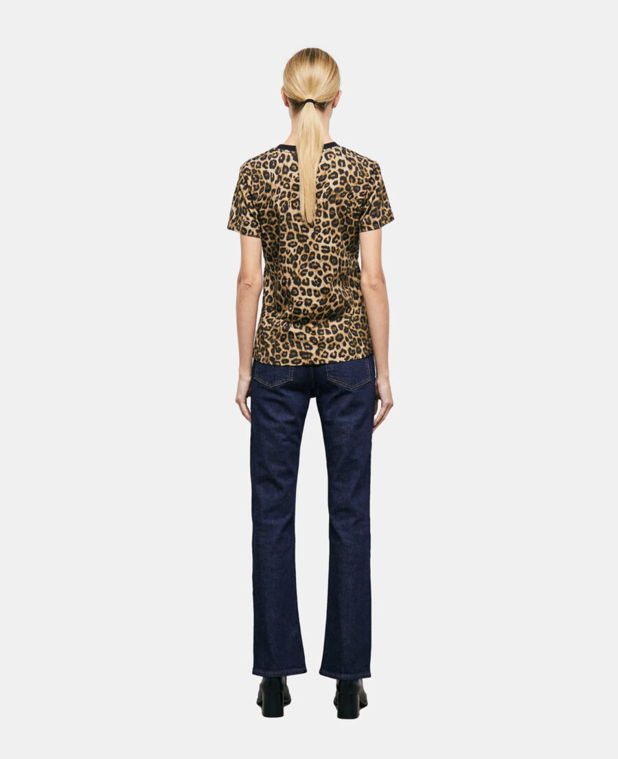 t-shirt femme léopard