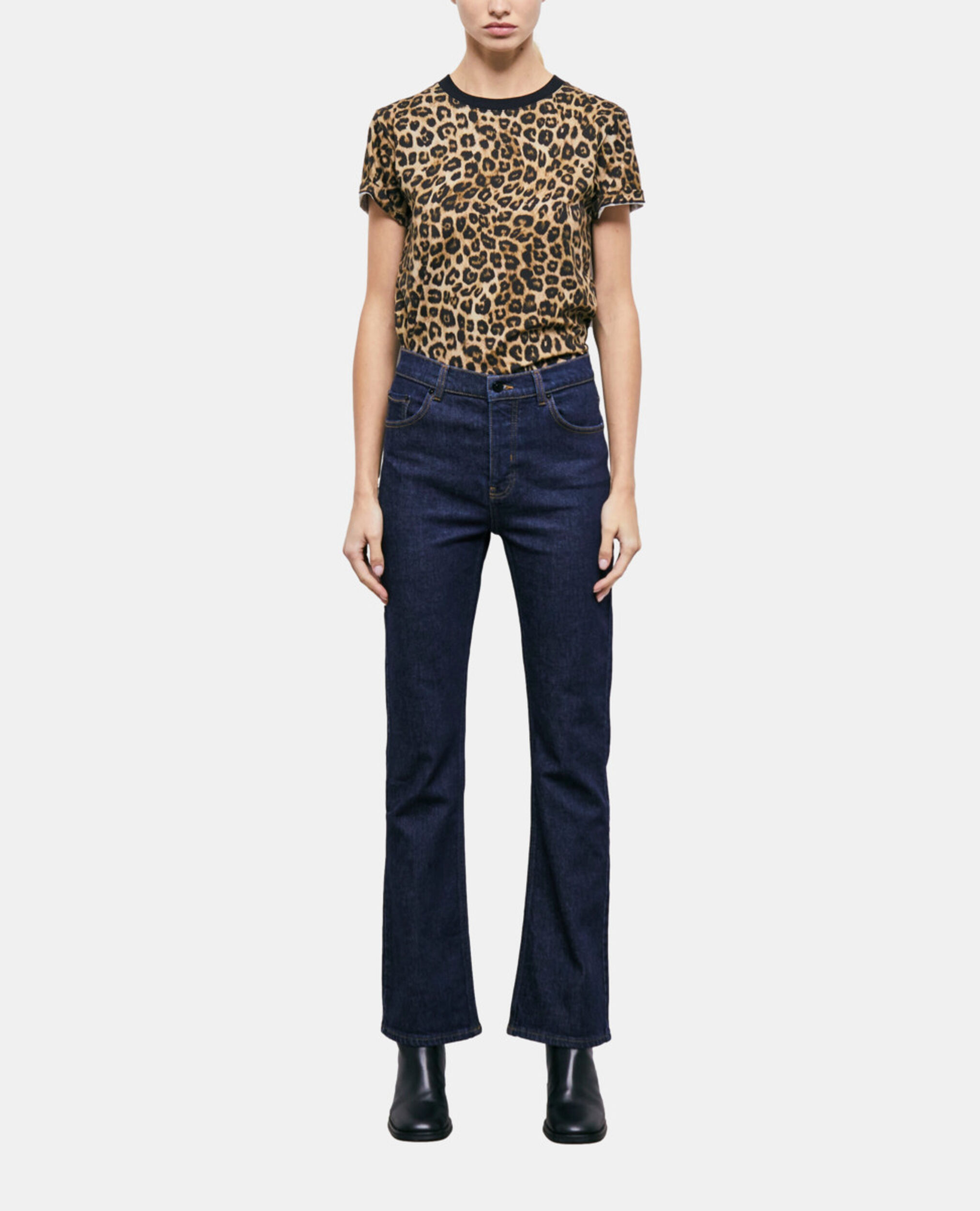 Dark blue flare jeans, BLUE BRUT, hi-res image number null