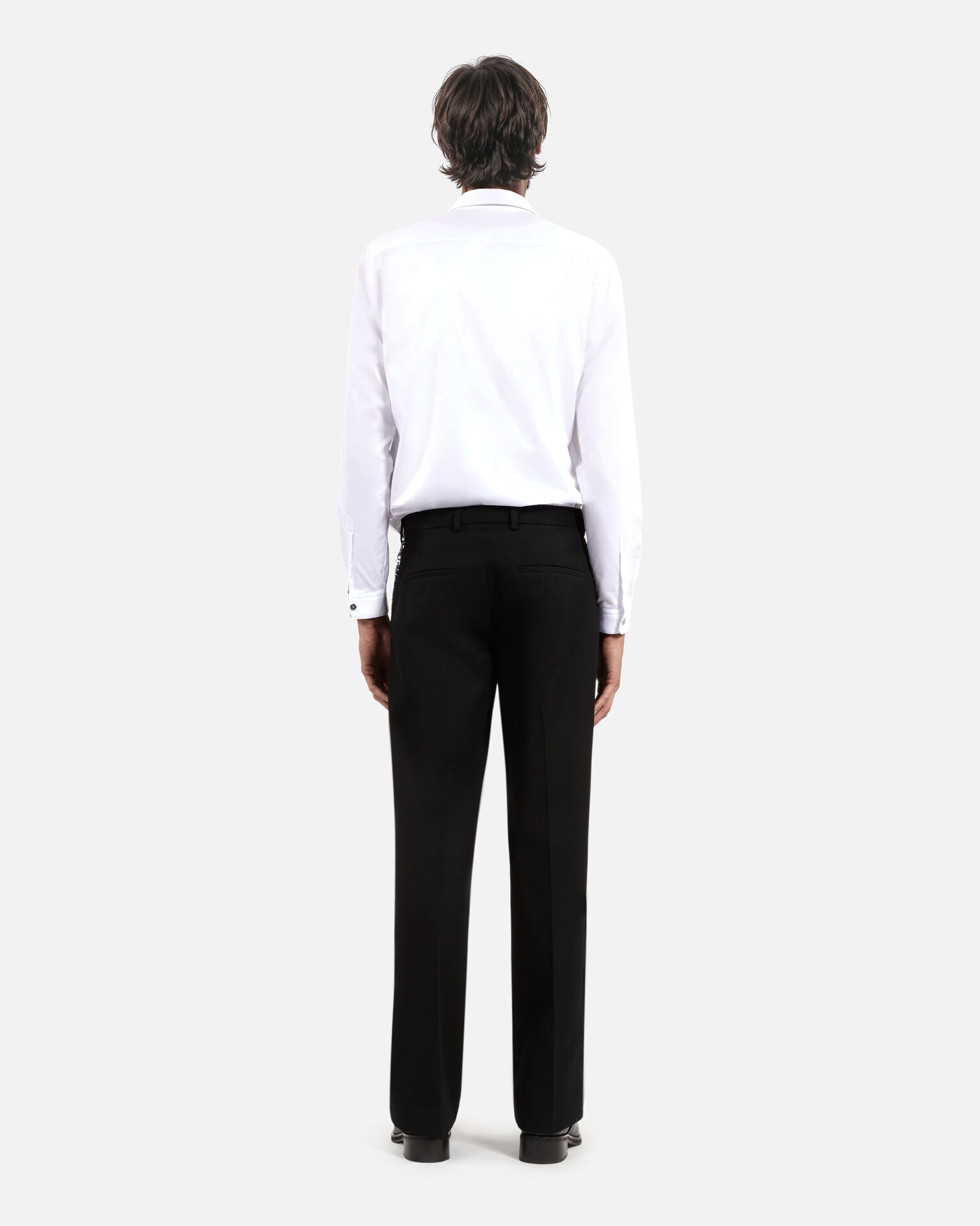Pantalon large style cargo noir, BLACK, hi-res image number null