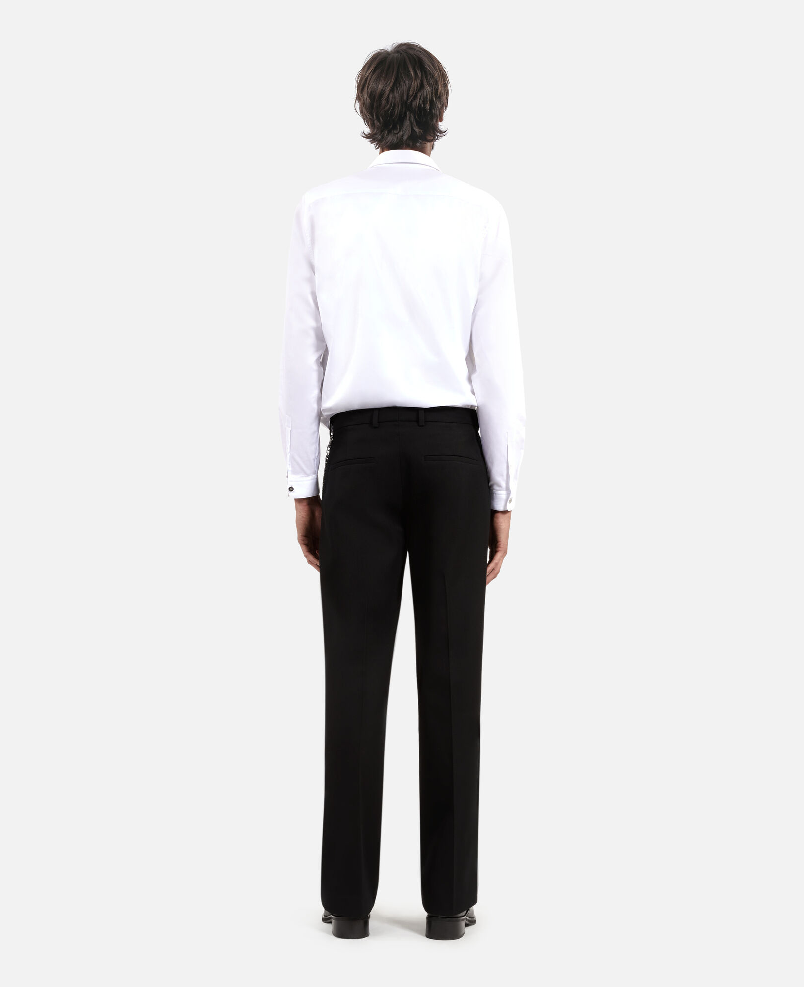 The Kooples HOMME BLACK pantalon large style cargo noir