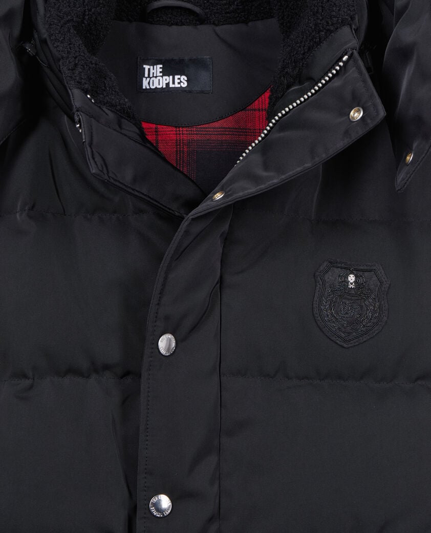 The Kooples HOMME BLACK doudoune sans manches noire