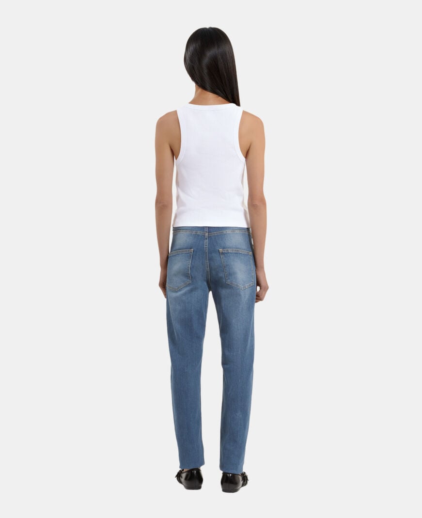 The Kooples DAMEN MEDIUM BLUE blaue slim-fit-jeans