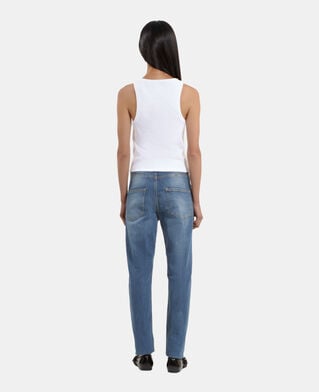The Kooples DAMEN MEDIUM BLUE blaue slim-fit-jeans