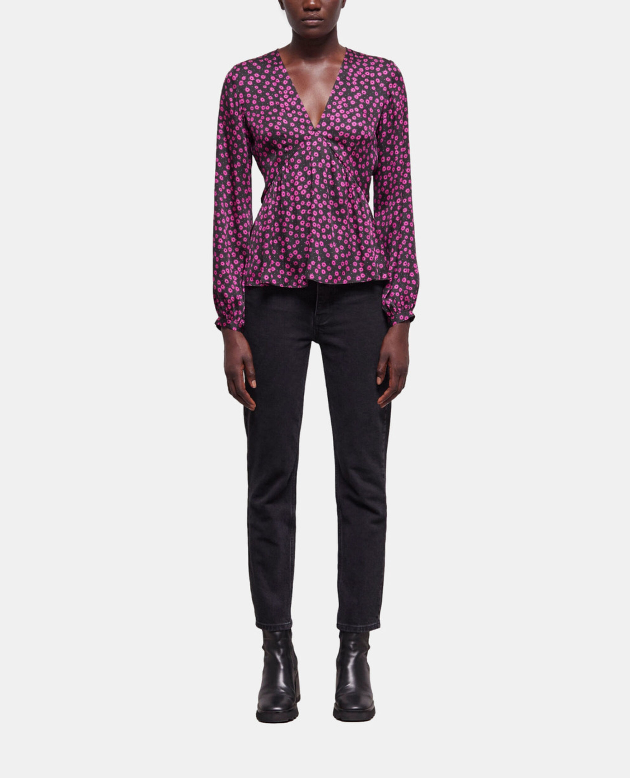 Printed top, PINK, hi-res image number null