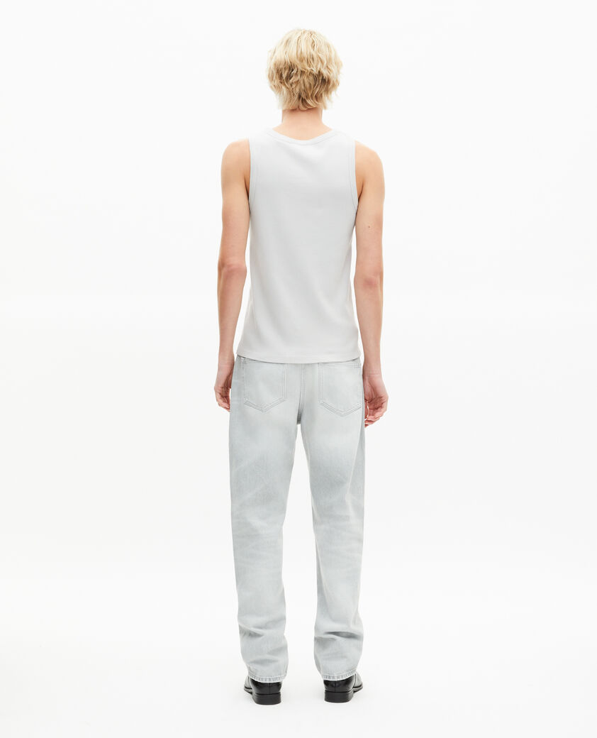 The Kooples HOMME LIGHT GREY d&eacute;bardeur avec broderie blason gris