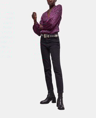 The Kooples WOMEN PINK printed top