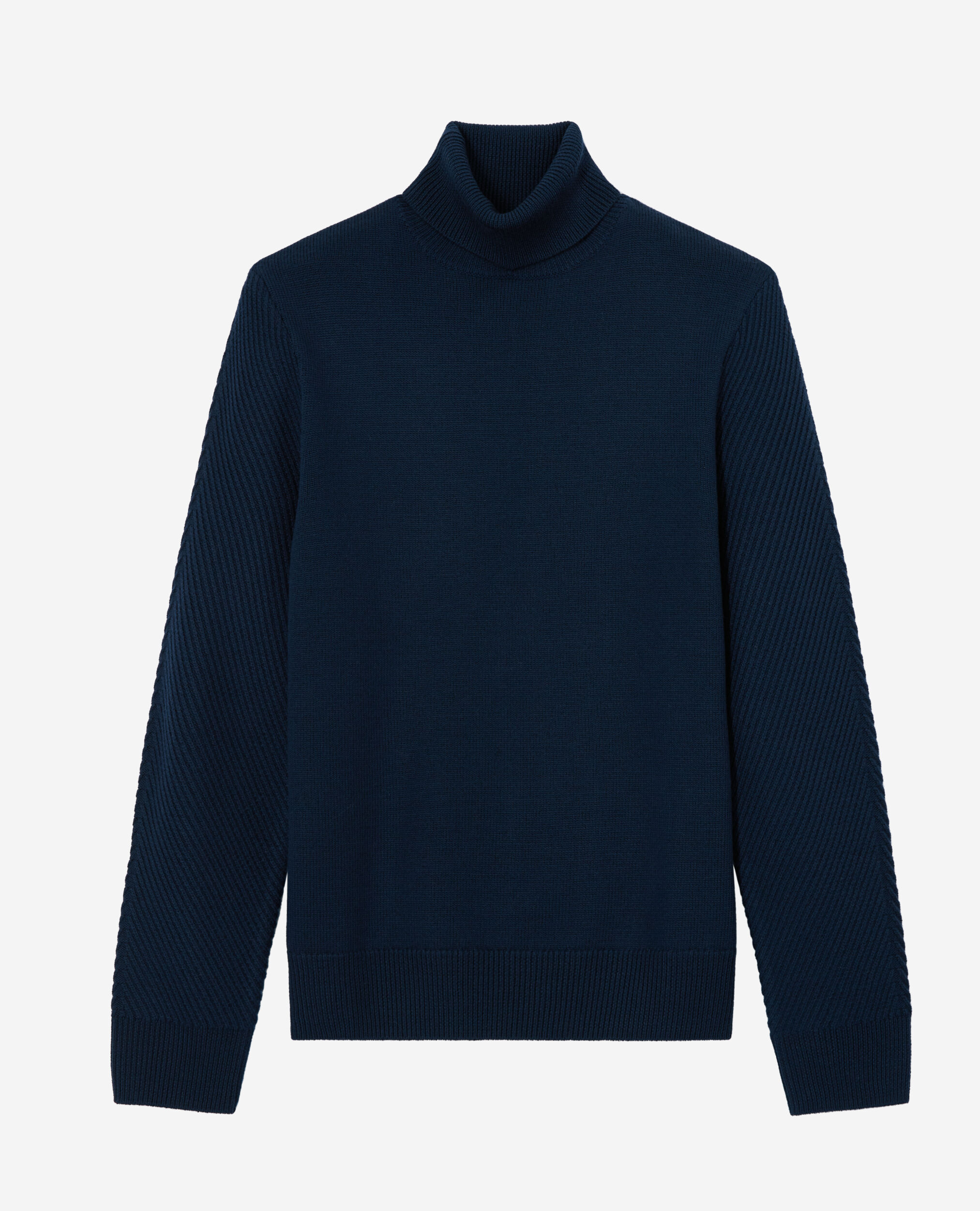 Blue wool sweater, BLUE, hi-res image number null