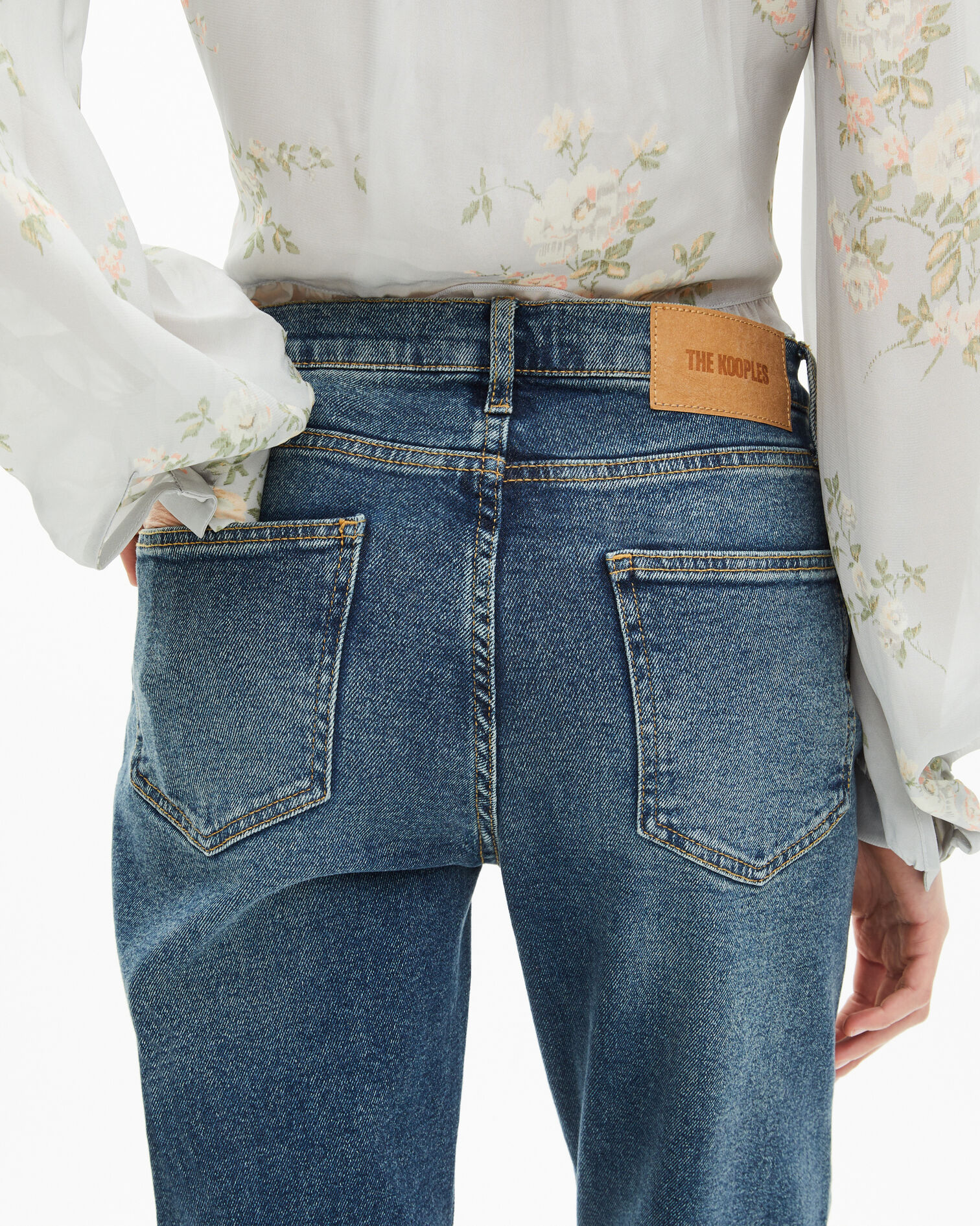 Blue flare jeans, VINTAGE BLUE, hi-res image number null