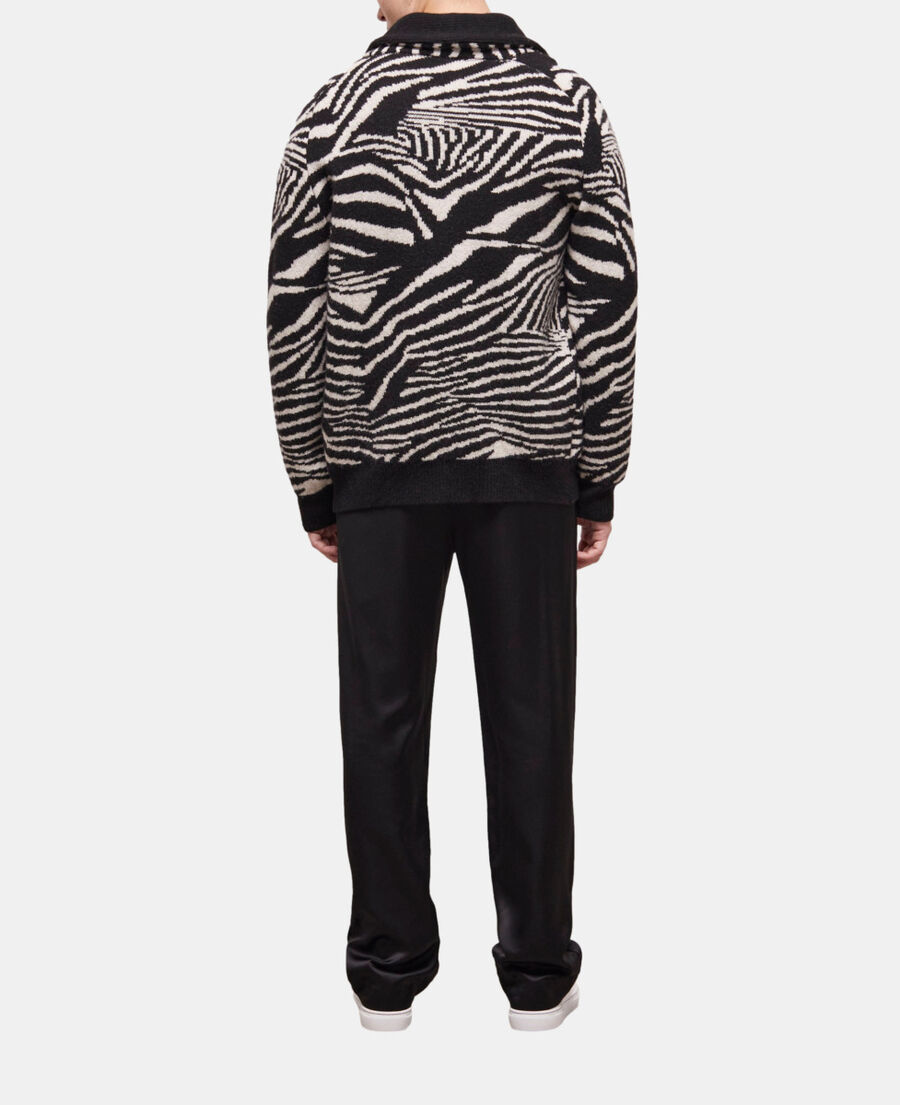 printed wool sweater