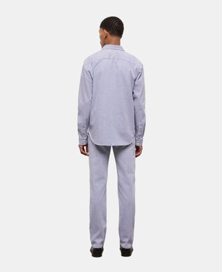 The Kooples H BLUE DENIM striped shirt