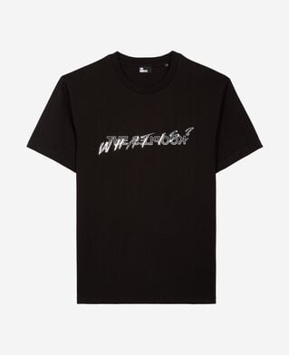 The Kooples H BLACK what is metallic black t-shirt