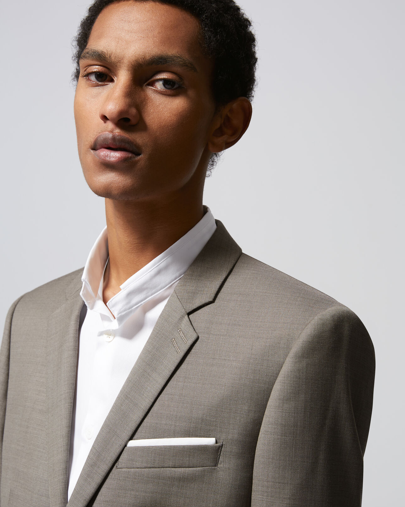 The Kooples HOMME BEIGE veste costume laine beige