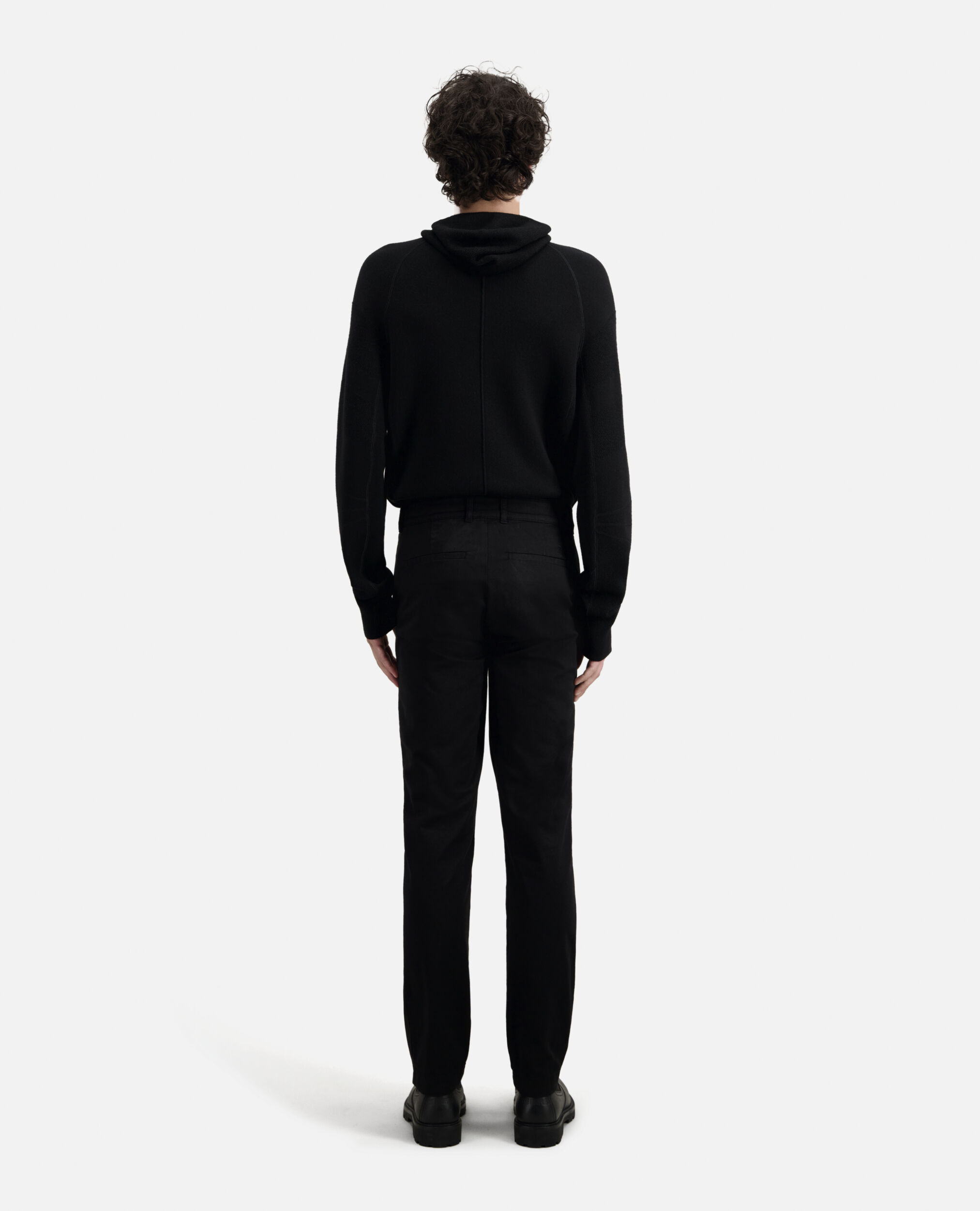 Pantalón chino negro, BLACK, hi-res image number null