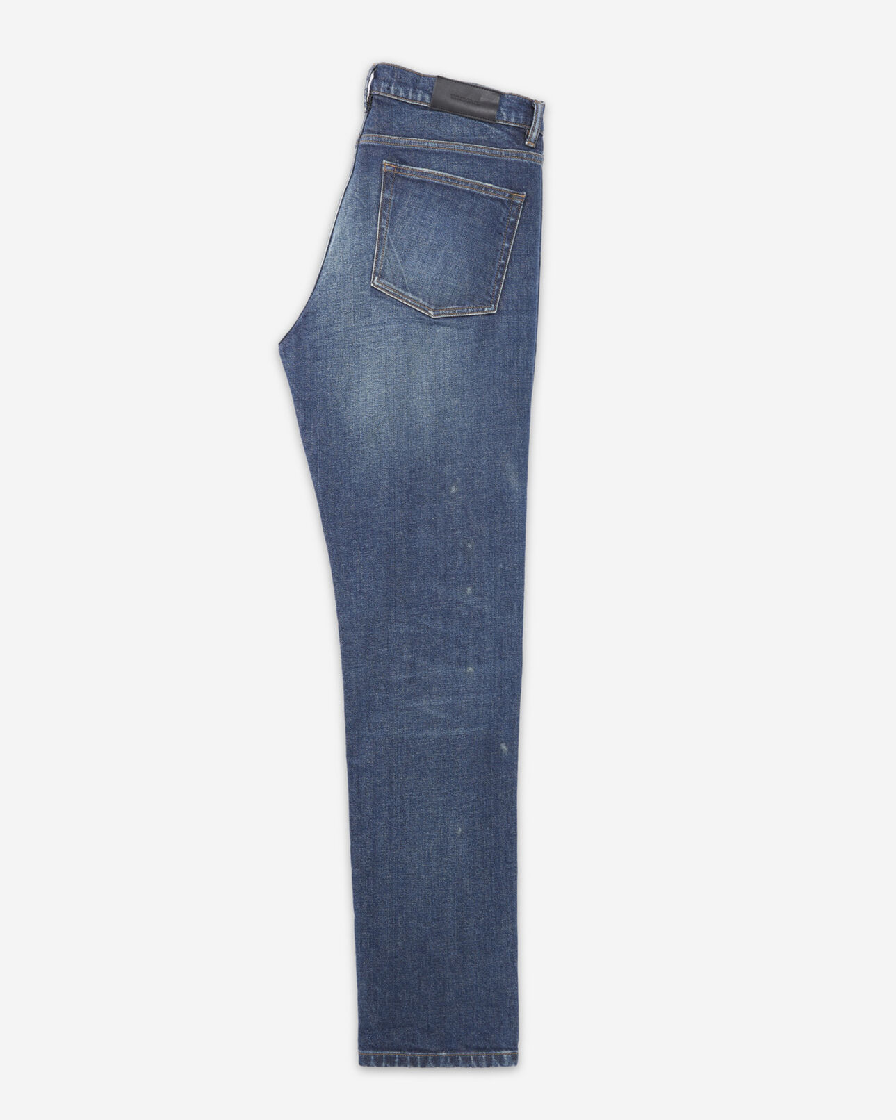 The Kooples MEN BLUE WASHED blue slim-fit faded jeans with five pockets