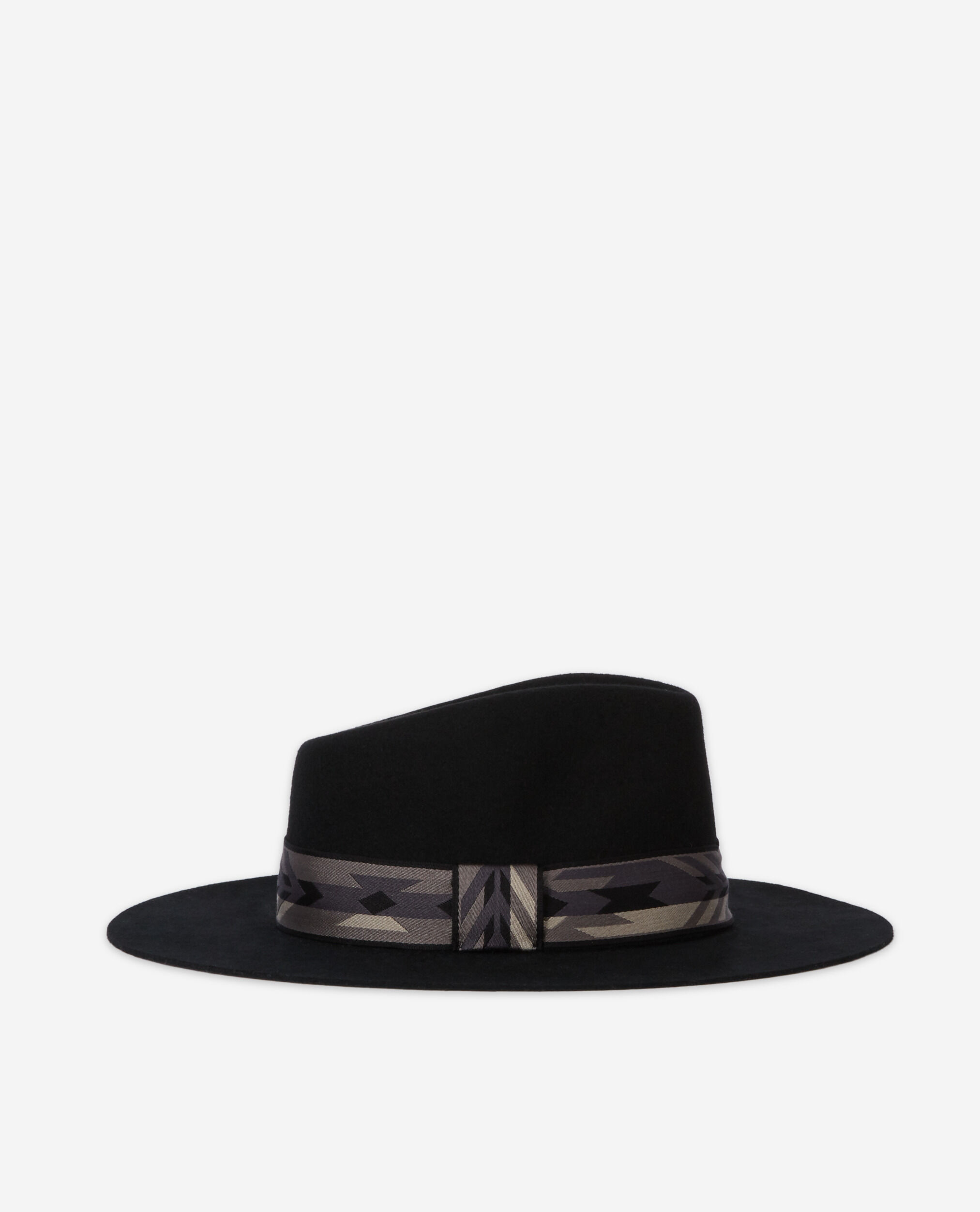 Black wool hat, BLACK, hi-res image number null
