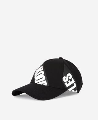 The Kooples M BLACK black cap with tape logo