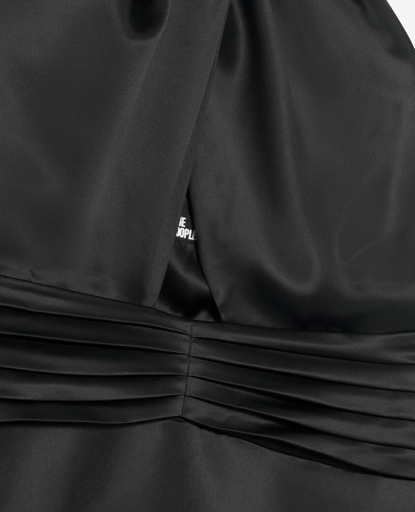 The Kooples WOMEN BLACK black sleeveless maxi dress