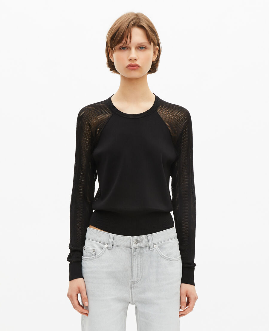 The Kooples WOMEN BLACK black sweater