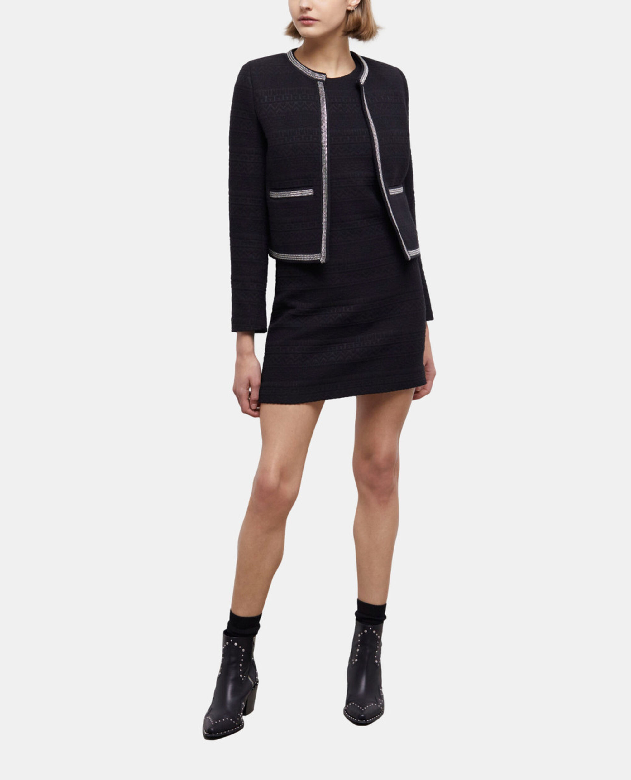 Short black dress, BLACK, hi-res image number null