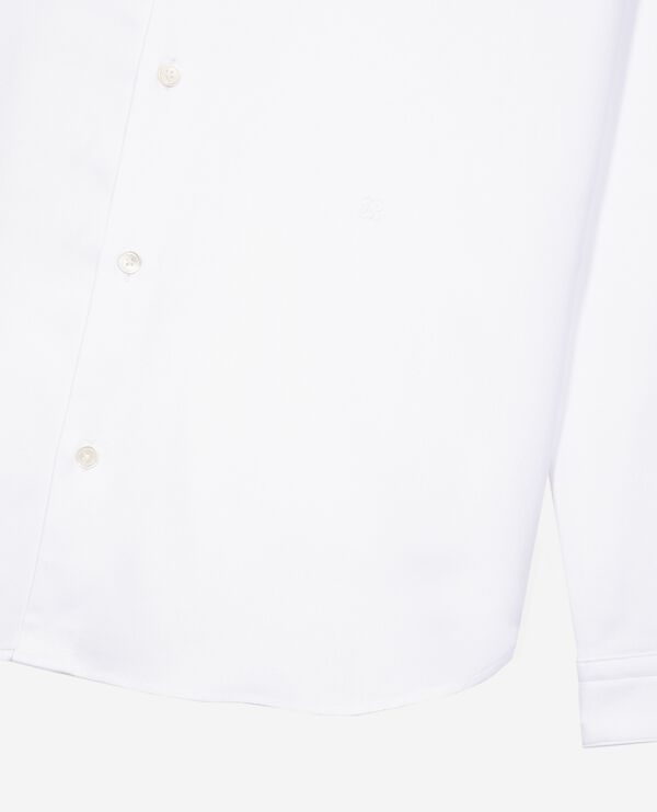 The Kooples MEN WHITE formal shirt with white collar