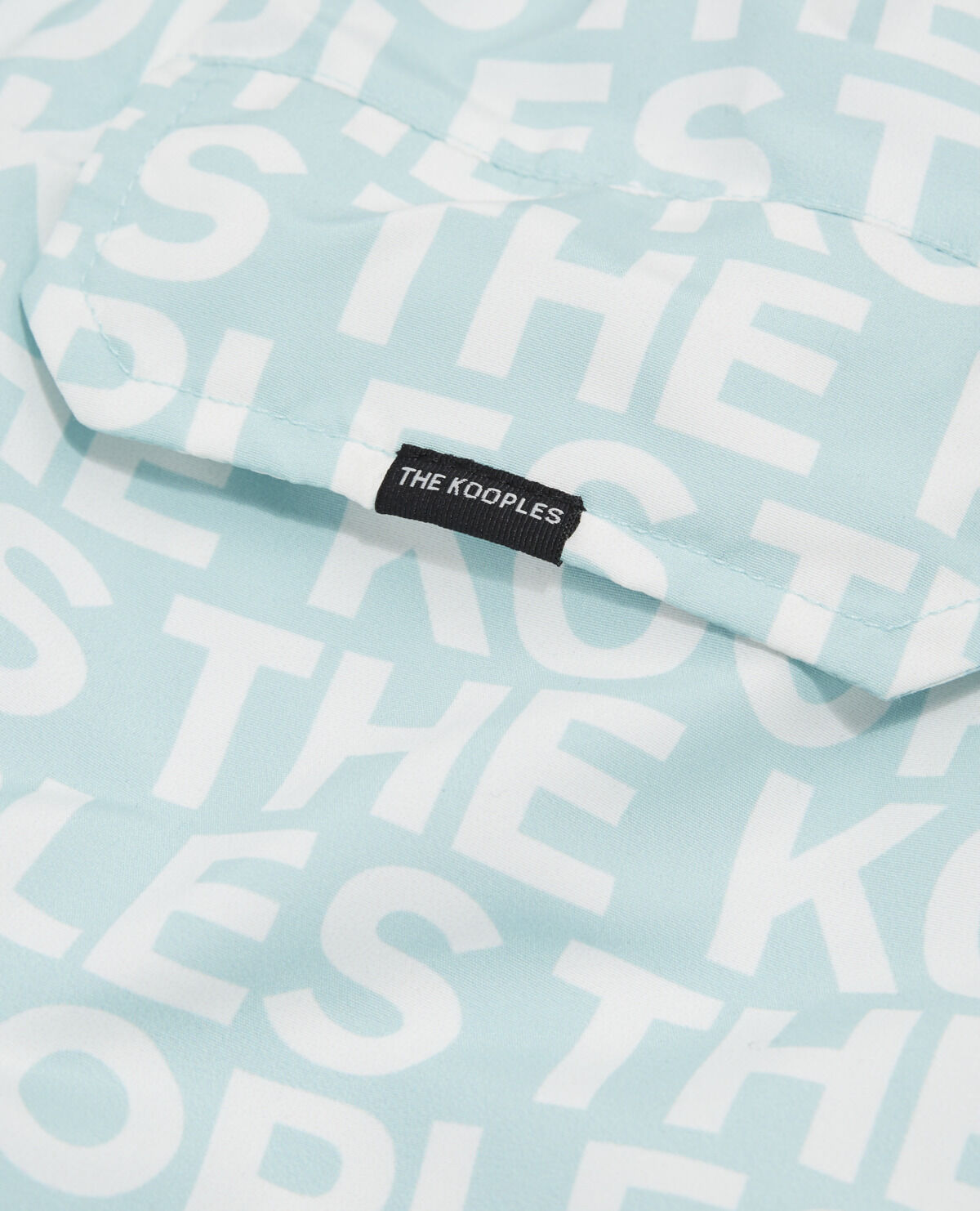 Maillot de bain logo all over vert et blanc