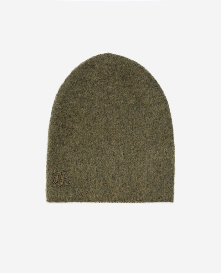 The Kooples M OLIVE NIGHT khaki mohair beanie