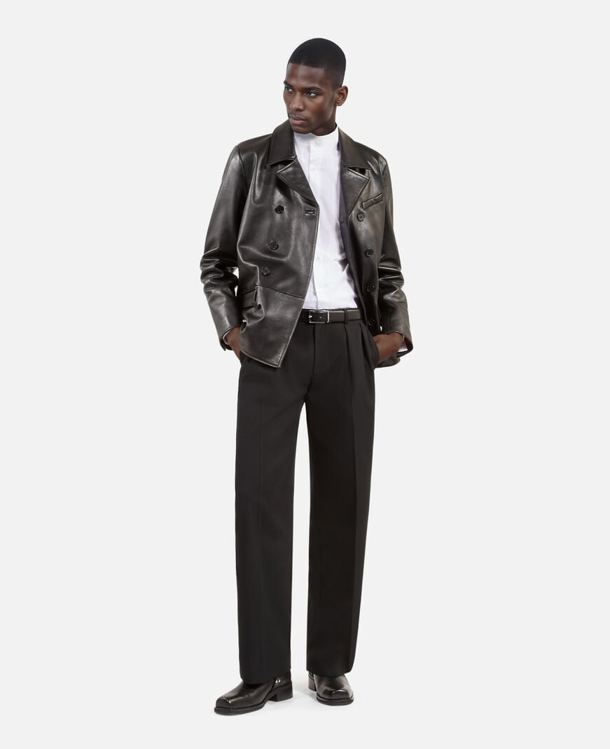 The Kooples HERREN BLACK schwarze lederjacke