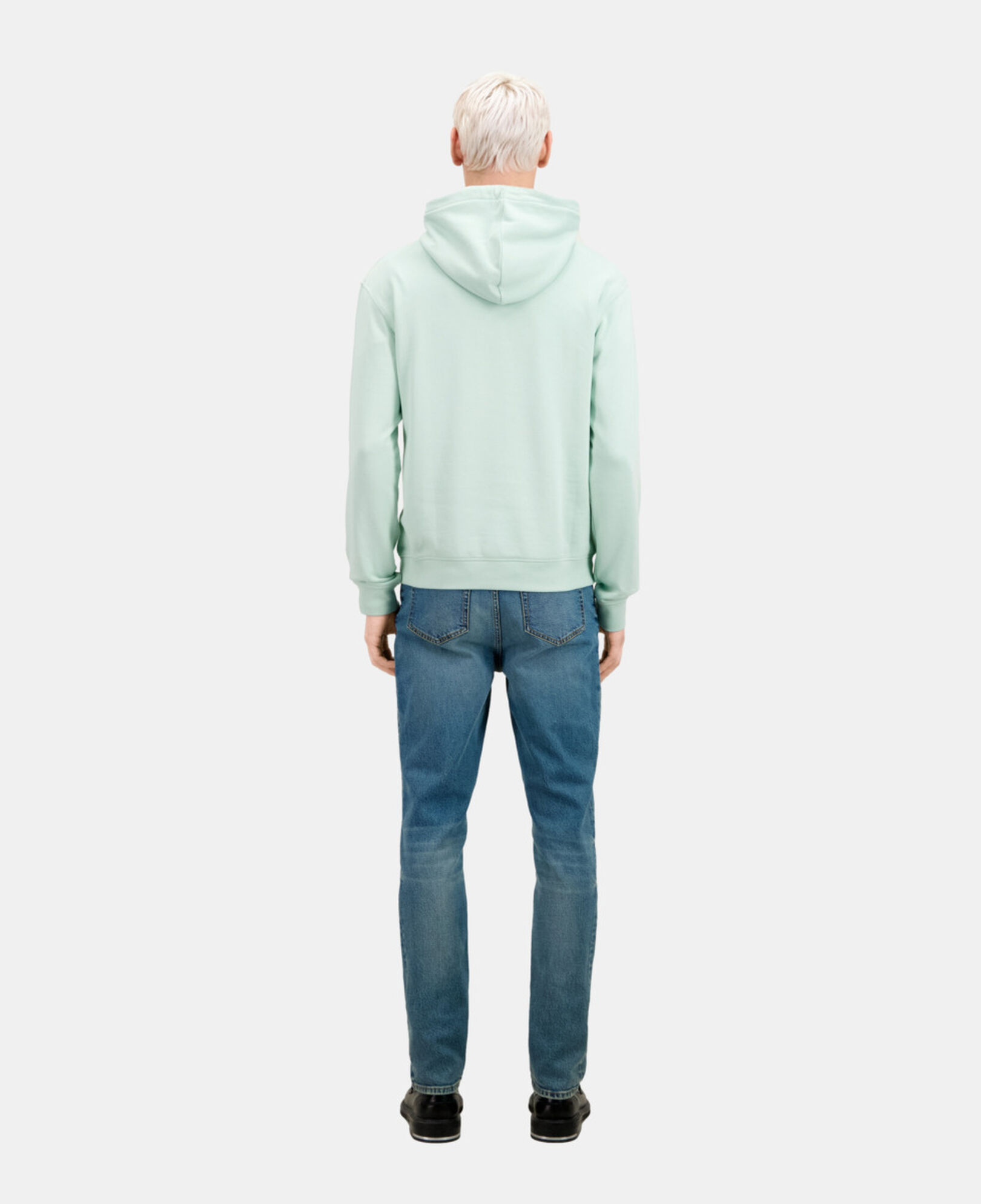The Kooples MEN OCEAN men's green hoodie with logo