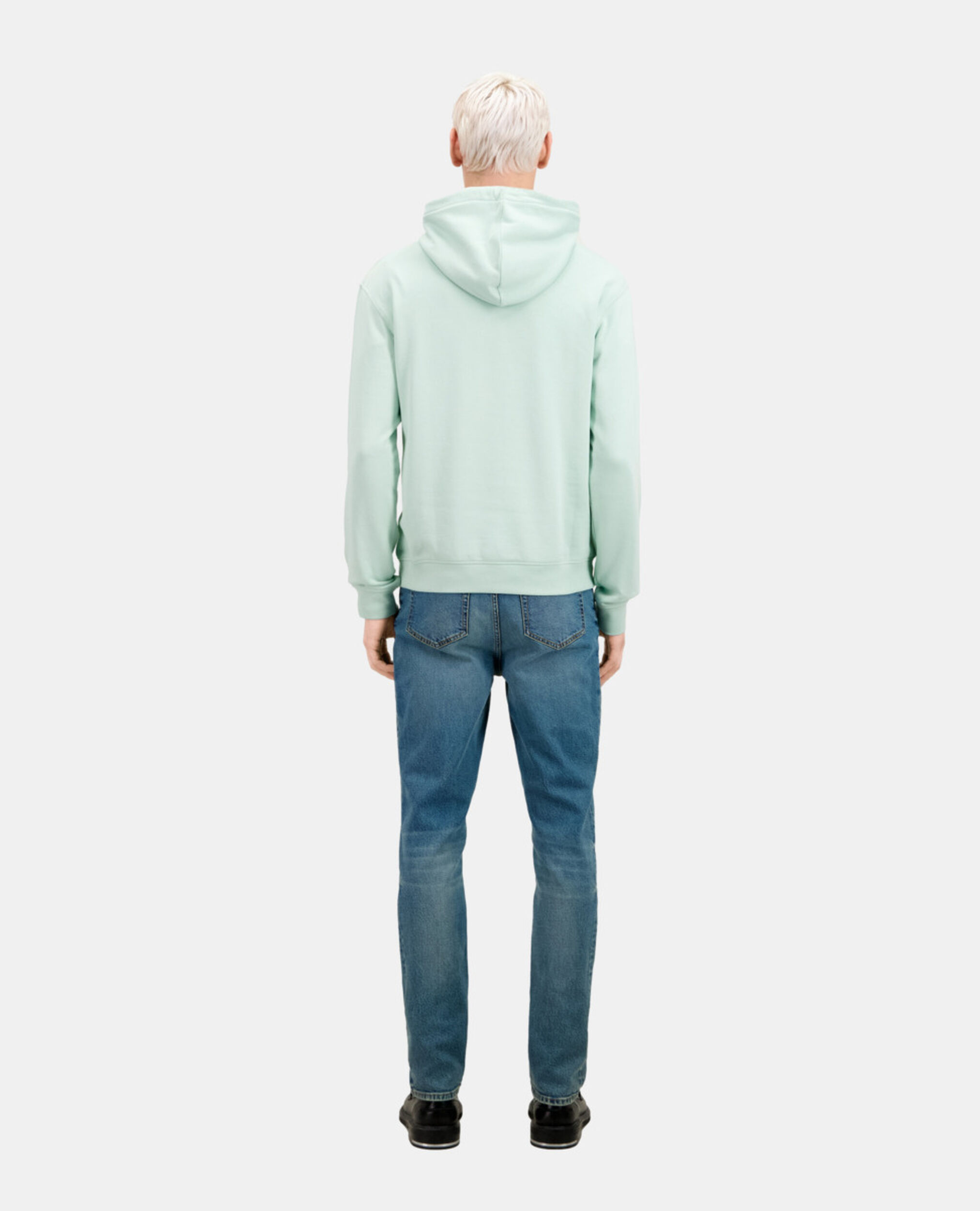 Men's Green hoodie with logo, OCEAN, hi-res image number null