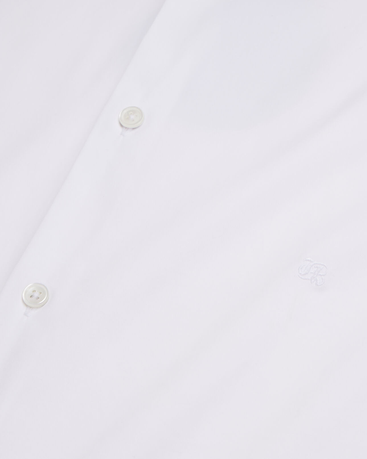 The Kooples HERREN WHITE weißes hemd aus baumwolle