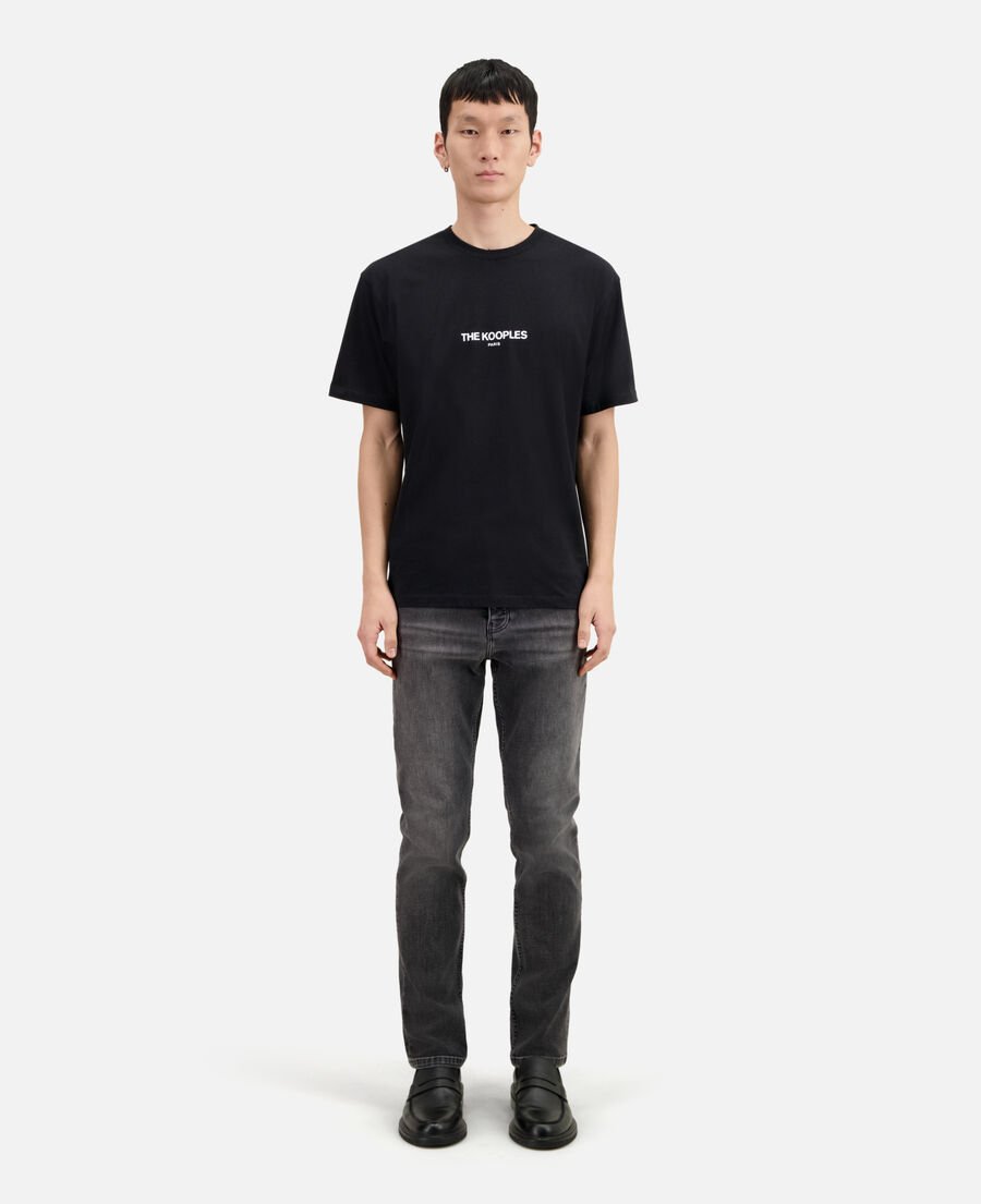 t-shirt homme logo noir