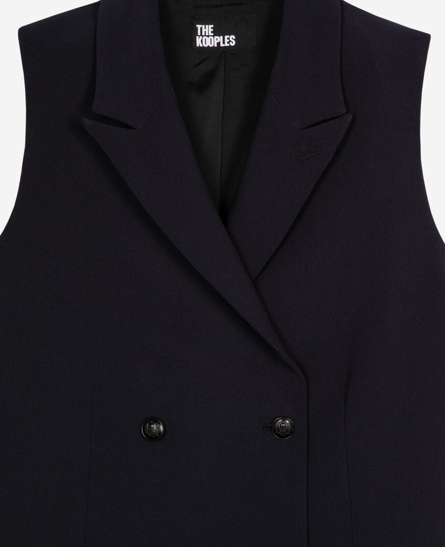 The Kooples WOMEN NAVY short navy suit dress