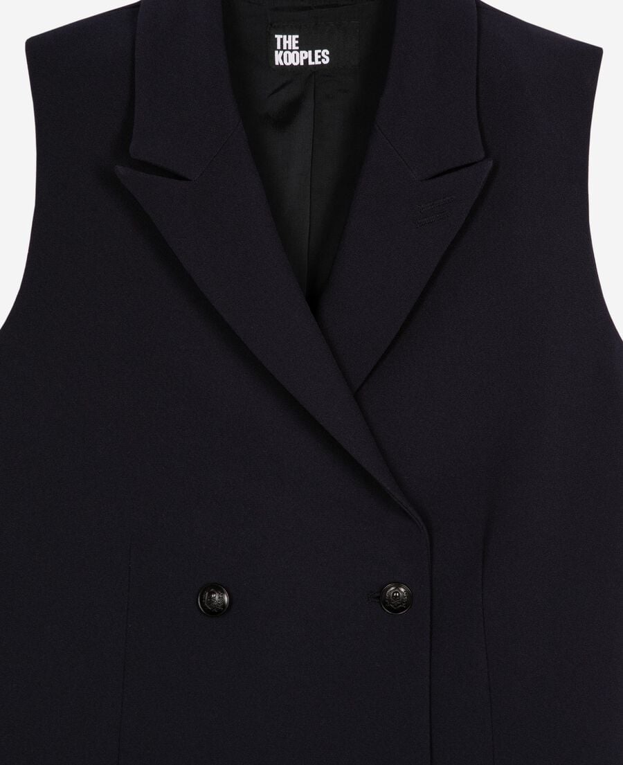 The Kooples WOMEN NAVY short navy suit dress