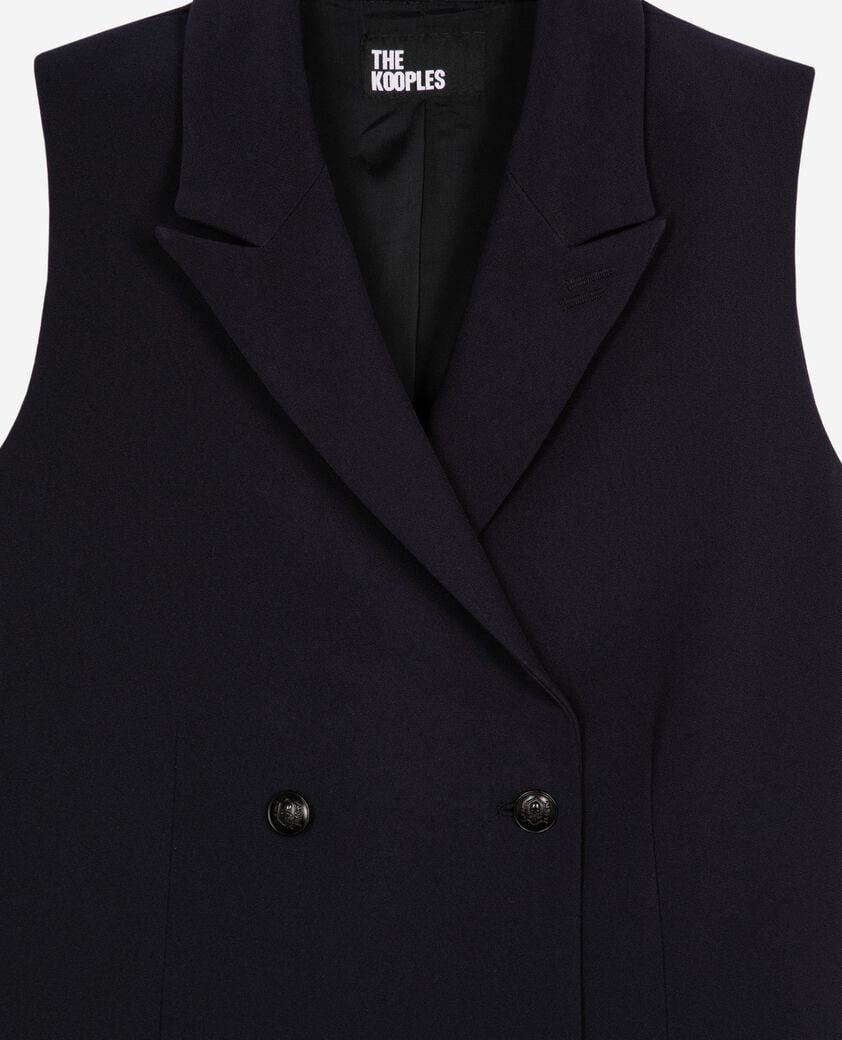 The Kooples FEMME NAVY robe tailleur courte marine