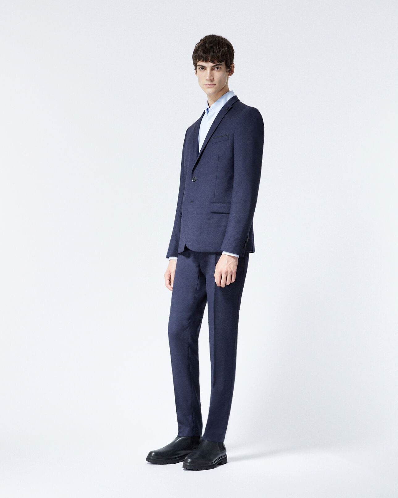 The Kooples MEN NAVY navy blue formal jacket with motif