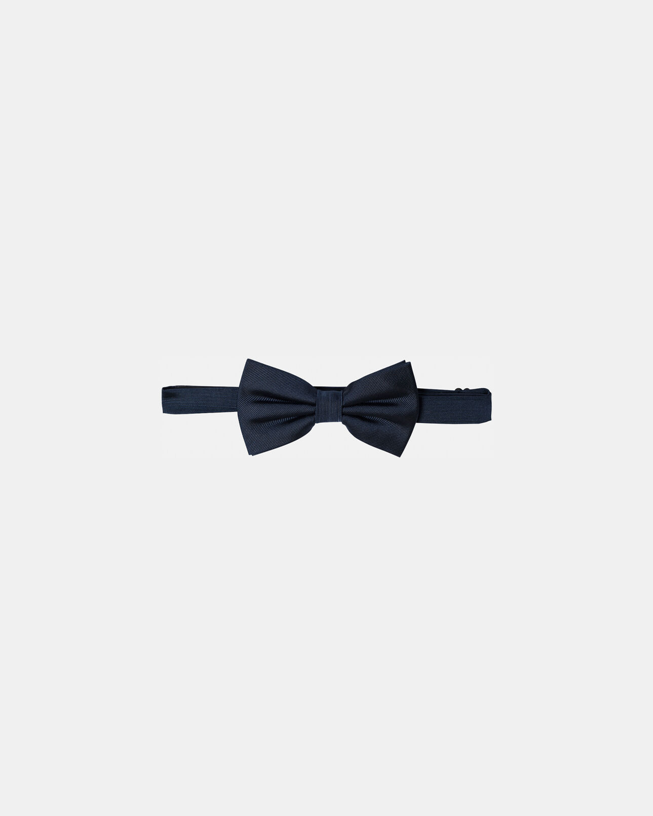 The Kooples MEN NAVY plain navy blue bow tie in silk