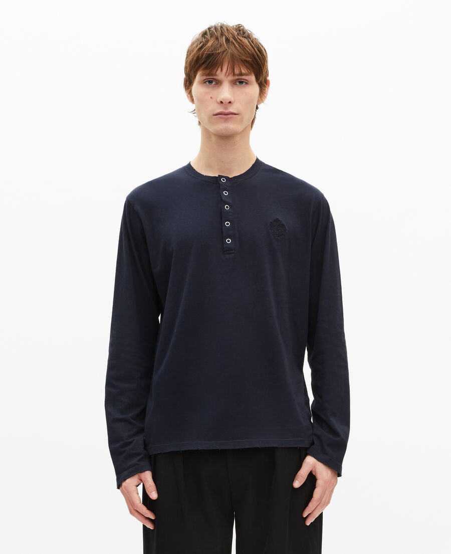 The Kooples HERREN DARK NAVY langarmshirt marine
