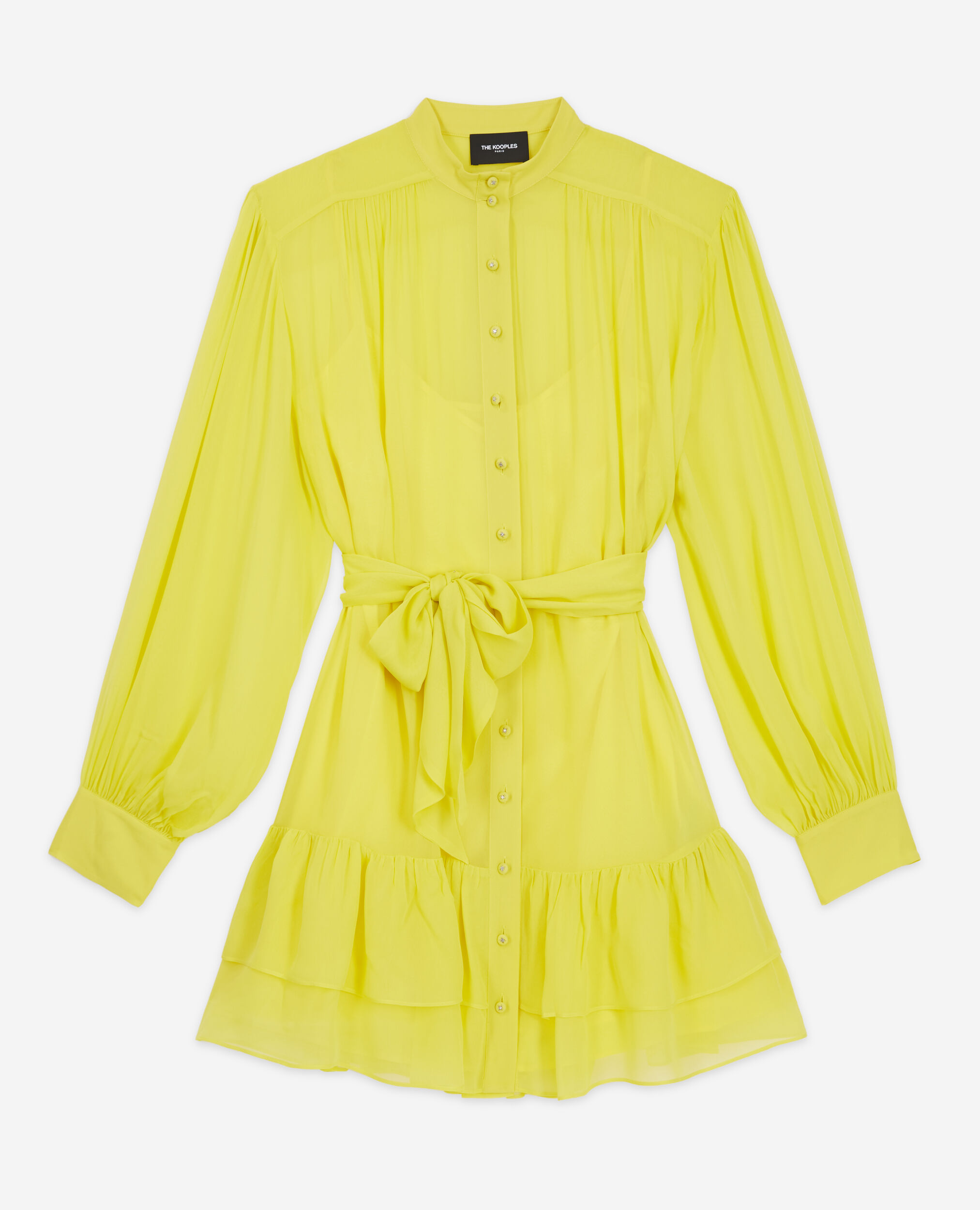 Short yellow dress