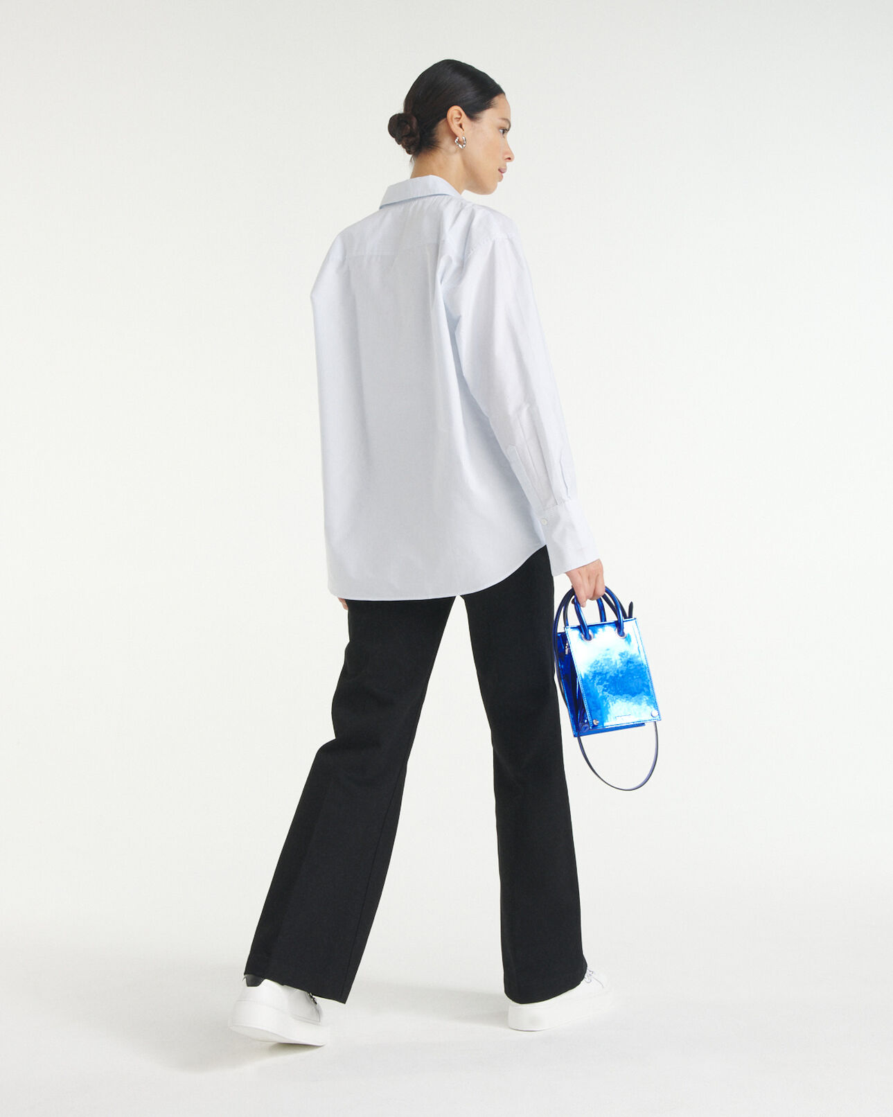 The Kooples UNISEX ELECTRIC BLUE nano-tasche lederoptik elektroblau