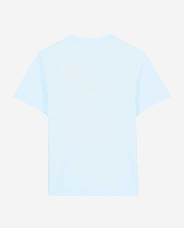 The Kooples HOMME BLUE SKY t-shirt what is bleu clair